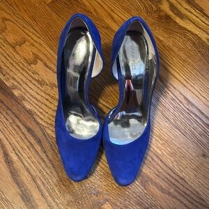 Arc fisher heels cobalt blue size 7